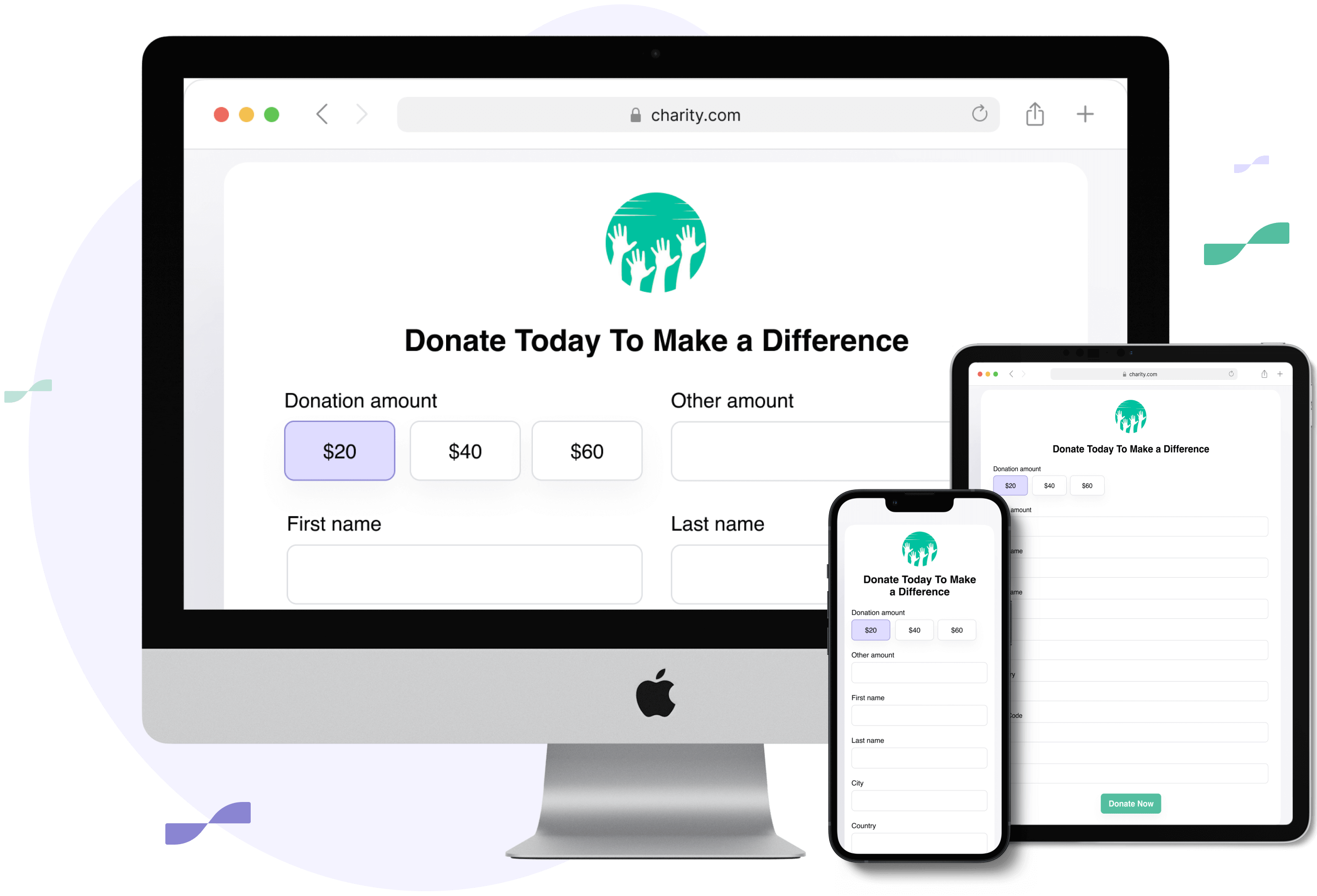 Nonprofit Case Management Software-Donation Form